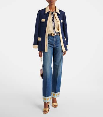 Cardigan aus einem Leinengemisch | Valentino