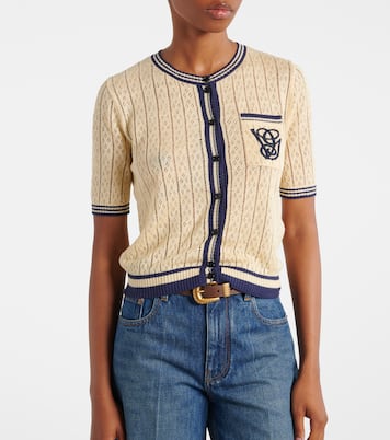 Cardigan aus einem Leinengemisch | Valentino