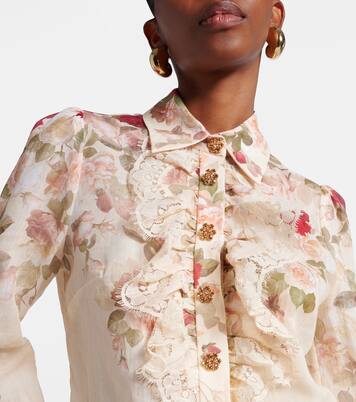 Bluse Hypnotic aus Ramie | Zimmermann