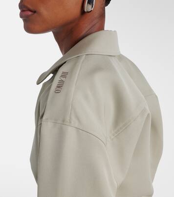 Camicia in lana drappeggiata | The Attico