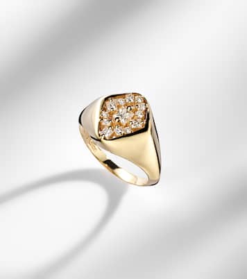 La Fantaisie 18kt gold ring with diamonds | Suzanne Kalan