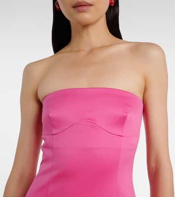 Floral-appliqué midi dress | Rotate