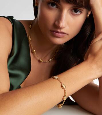 Isla Station 18kt gold bracelet with diamonds | Pamela Zamore