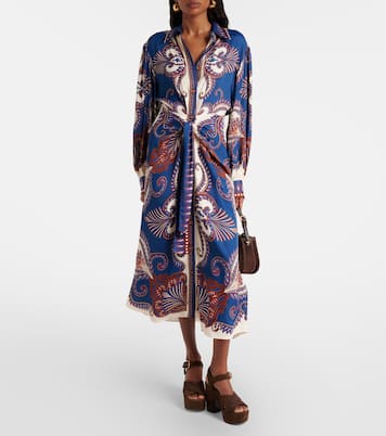 Arabesque Scarf shirt dress | Farm Rio