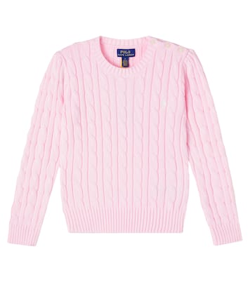 Cable-knit cotton sweater | Polo Ralph Lauren Kids