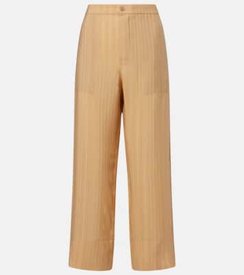 Striped silk pajama pants | Saint Laurent