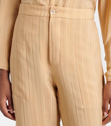 Striped silk pajama pants | Saint Laurent