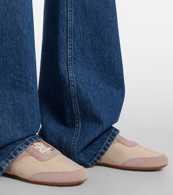 Sneakers Chloé Kick mit Veloursleder | Chloé