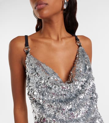Draped sequined gown | Coperni