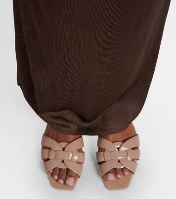 Mules en cuir verni | Saint Laurent