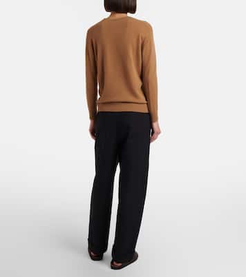 Pantaloni regular Delano in cotone | The Row