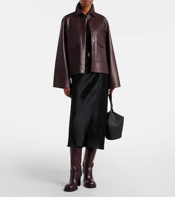 Darcy leather jacket | Nour Hammour