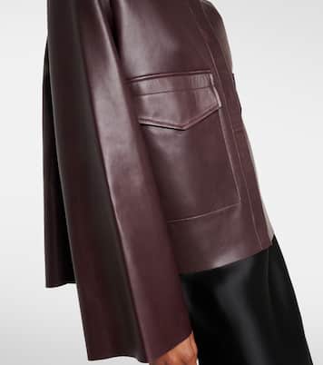 Darcy leather jacket | Nour Hammour