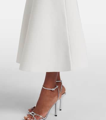 Cutout knitted belted midi dress | Roland Mouret