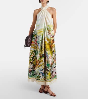 Sandalen Luca aus Veloursleder | Aquazzura