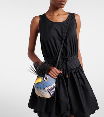 Bolso al hombro Paula's Ibiza Bird de rafia | Loewe