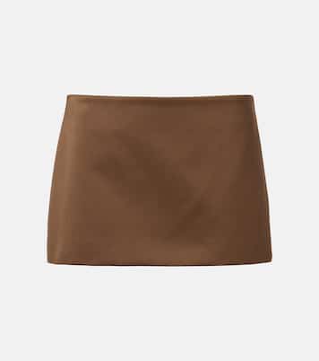 Hera satin miniskirt | The Frankie Shop