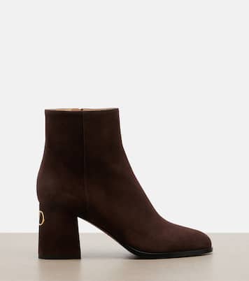 Stivaletti Fawcette VLogo in suede | Valentino Garavani