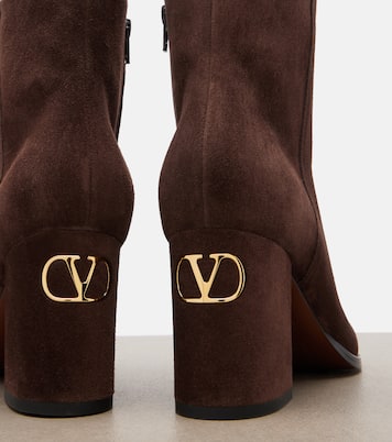 Stivaletti Fawcette VLogo in suede | Valentino Garavani
