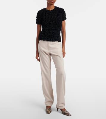 Callum wool and cashmere straight pants | Khaite