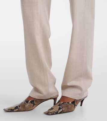 Callum wool and cashmere straight pants | Khaite