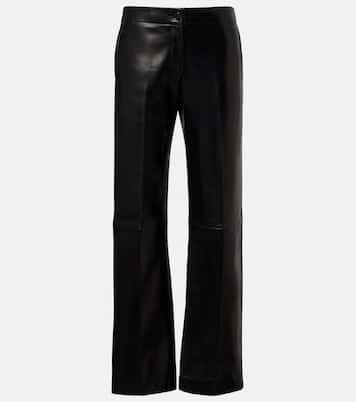 Mita leather straight pants | Khaite