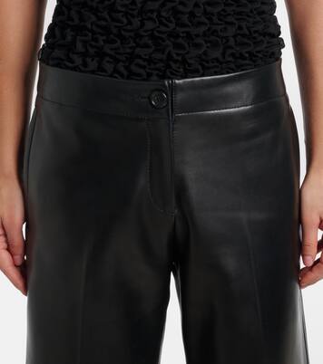 Mita leather straight pants | Khaite