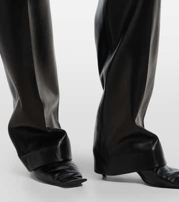 Mita leather straight pants | Khaite