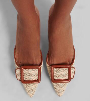 Mules Maysale mit Leder | Manolo Blahnik