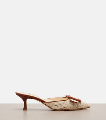Mules Maysale mit Leder | Manolo Blahnik