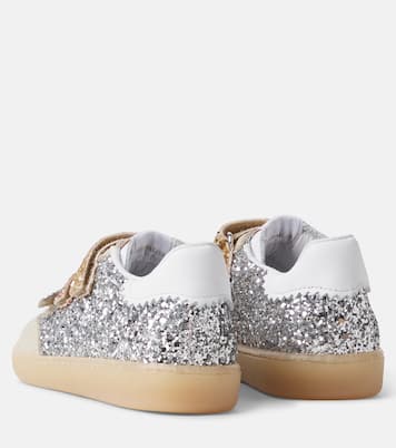 Glitter suede sneakers | Monnalisa
