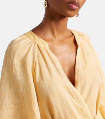 Midikleid Audacieuse aus Leinen | Eres