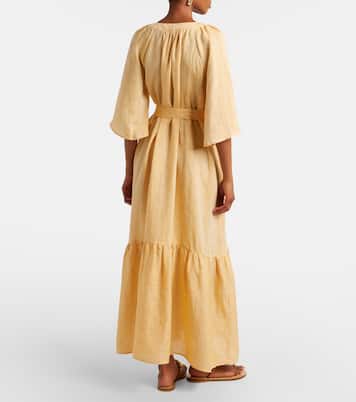 Midikleid Audacieuse aus Leinen | Eres