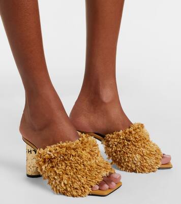 Tape raffia-effect mules | Givenchy