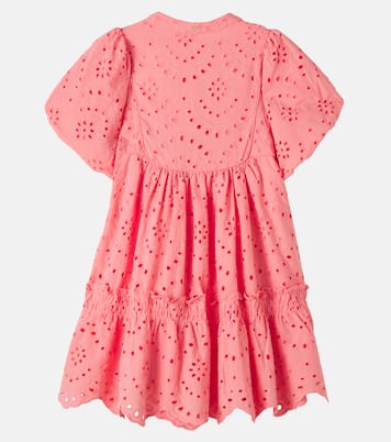Cruz broderie anglaise cotton dress | Poupette St Barth Kids
