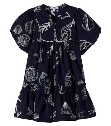Cruz printed dress | Poupette St Barth Kids