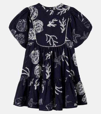 Cruz printed dress | Poupette St Barth Kids