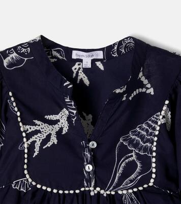 Cruz printed dress | Poupette St Barth Kids