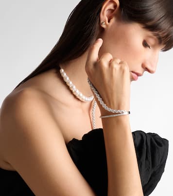 18kt white gold bracelet with diamonds | Yeprem