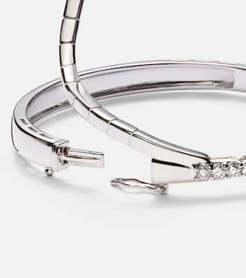 18kt white gold bracelet with diamonds | Yeprem