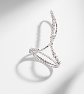 18kt white gold bracelet with diamonds | Yeprem