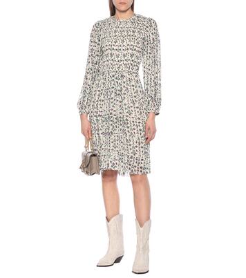 Robe Eulie imprimée en crêpe | Marant Etoile