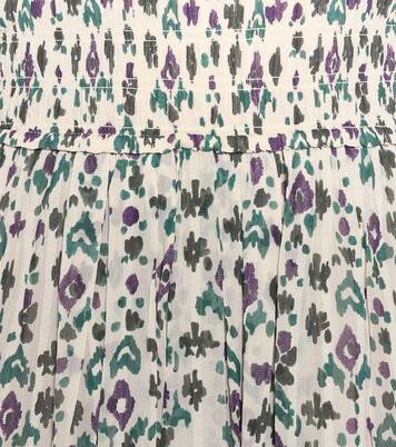 Robe Eulie imprimée en crêpe | Marant Etoile