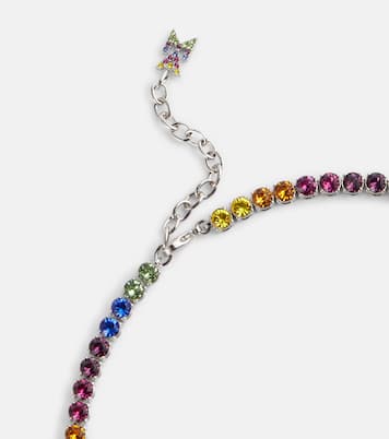 Collana Tennis con cristalli | Amina Muaddi