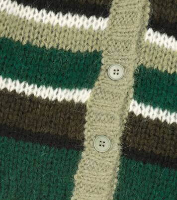 Gail striped wool-blend cardigan | Molo