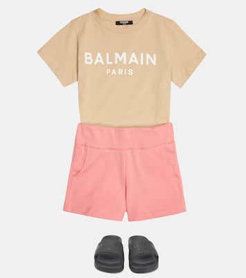 Cotton shorts | Balmain Kids
