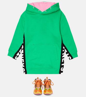 Sweat-shirt à capuche en coton imprimé | Stella McCartney Kids