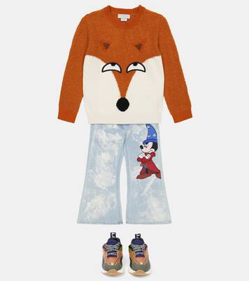 Colorblock fox sweater | Stella McCartney Kids
