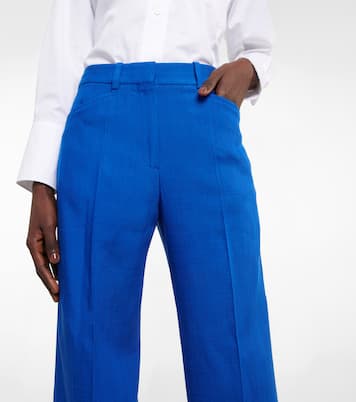 Weite High-Rise-Hose | Victoria Beckham