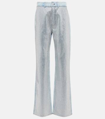 Le Jane embellished high-rise jeans | Frame